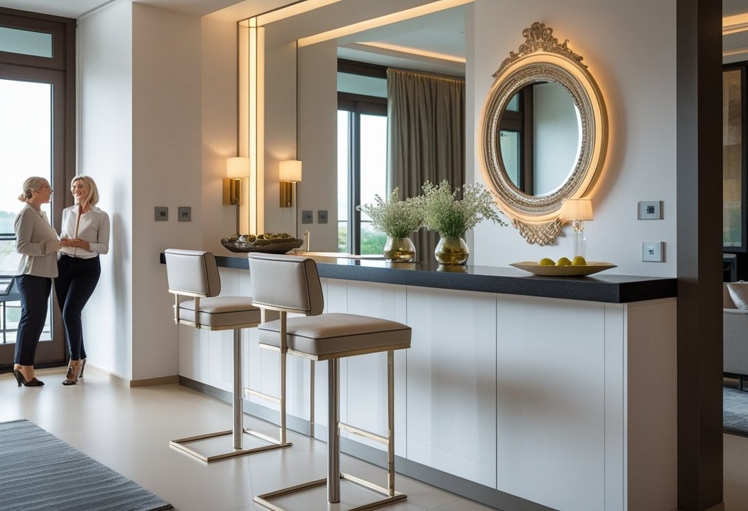 Sådan skaber du et stilfuldt hjem med spejle og elegante barstole Sådan skaber du et stilfuldt hjem med spejle og elegante barstole